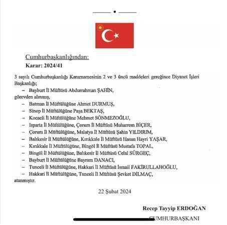 Mehmet Sönmezoğlu, Kocaeli Müftülüğü'ne atandı 